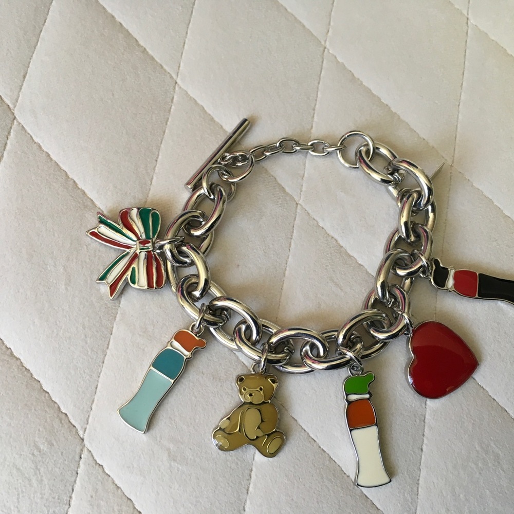 Authentic Moschino charm bracelet